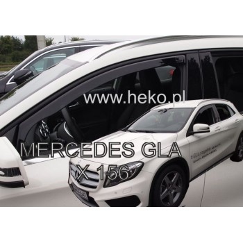 Ανεμοθραύστες Mercedes GLA X156 (2013-2019) 5 πορτο - 2 τμχ. εμπρός, Heko