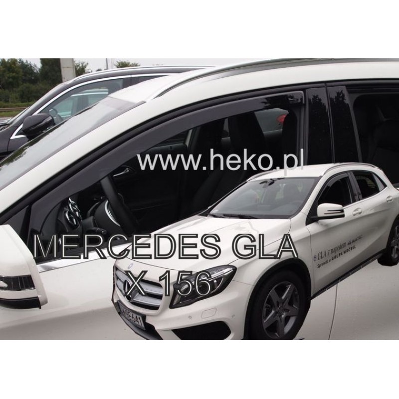 Ανεμοθραύστες Mercedes GLA X156 (2013-2019) 5 πορτο - 2 τμχ. εμπρός, Heko