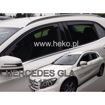 Ανεμοθραύστες Mercedes GLA X156 (2013-2019) 5 πορτο - 4 τμχ. εμπρός και πίσω, Heko