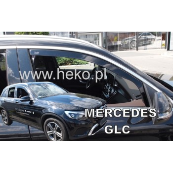 Ανεμοθραύστες Mercedes GLC X253 (2016-2022) 5 πορτο - 2 τμχ. εμπρός, Heko