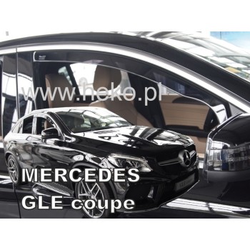 Ανεμοθραύστες Mercedes GLE coupe C292 (2016-2019) 5 πορτο - 2 τμχ. εμπρός, Heko