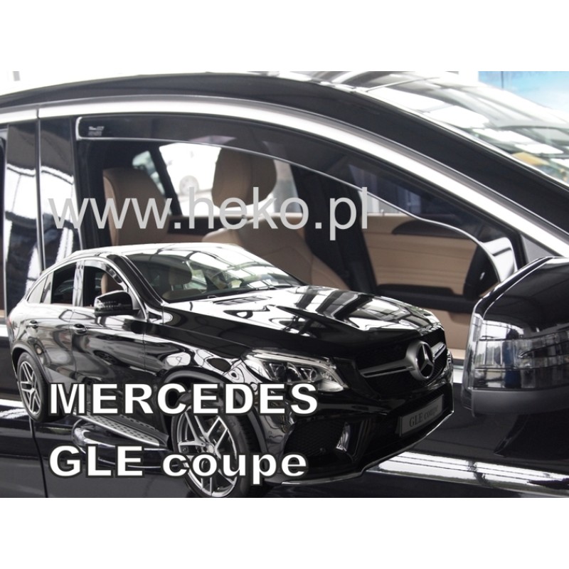 Ανεμοθραύστες Mercedes GLE coupe C292 (2016-2019) 5 πορτο - 2 τμχ. εμπρός, Heko