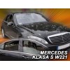 Ανεμοθραύστες Mercedes S-Class W221 (2005-2013) sedan (κοντό) - 4 τμχ. εμπρός και πίσω, Heko