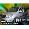Ανεμοθραύστες Mercedes Citan W415 (2012-2021) 3/5 πορτο - 4 τμχ. εμπρός και πίσω, Heko