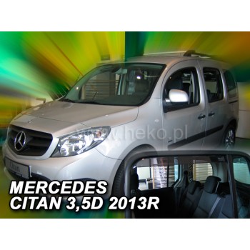 Ανεμοθραύστες Mercedes Citan W415 (2012-2021) 3/5 πορτο - 4 τμχ. εμπρός και πίσω, Heko Ανεμοθραύστες Mercedes Citan W415 (2012-2021) 3/5 πορτο - 4 τμχ. εμπρός και πίσω, Heko