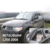 Ανεμοθραύστες Mitsubishi L-200 (2005-2015) Single / Double Cab - 2 τμχ. εμπρός, Heko