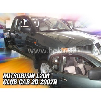 Ανεμοθραύστες Mitsubishi L-200 (2005-2015) Club Cab 2 πορτο / μιάμιση καμπίνα, Heko