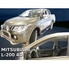Ανεμοθραύστες Mitsubishi L-200 (2015-2019) 4 πορτο - 2 τμχ. εμπρός, Heko