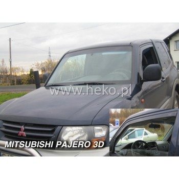 Ανεμοθραύστες Mitsubishi Pajero (2001-2018) 3 πορτο, Heko