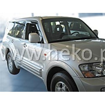 Ανεμοθραύστες Mitsubishi Pajero Pinin (2000-2004) 5 πορτο - 4 τμχ. εμπρός και πίσω, Heko
