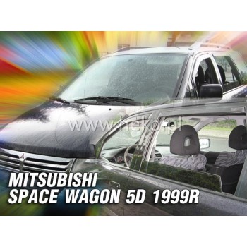 Ανεμοθραύστες Mitsubishi Space Wagon Santana (1991-1998) 5 πορτο - 2 τμχ. εμπρός, Heko