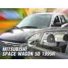 Ανεμοθραύστες Mitsubishi Space Wagon (1999-2005) 5 πορτο - 4 τμχ. εμπρός και πίσω, Heko