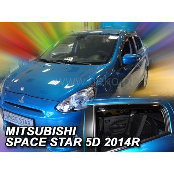 Ανεμοθραύστες Mitsubishi Space Star (1998-2005) 5 πορτο - 4 τμχ. εμπρός και πίσω, Heko
