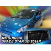 Ανεμοθραύστες Mitsubishi Space Star (2014+) 5 πορτο - 4 τμχ. εμπρός και πίσω, Heko