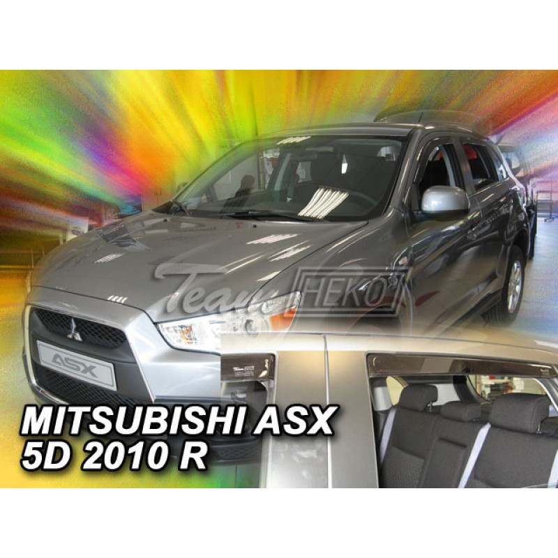 Ανεμοθραύστες Mitsubishi ASX (2010-2022) 5 πορτο - 4 τμχ. εμπρός και πίσω, Heko