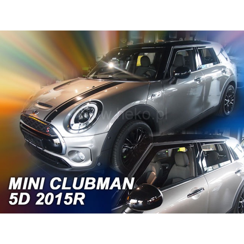Ανεμοθραύστες MINI Clubman (2015-2023) 5 πορτο - 4 τμχ. εμπρός και πίσω, Heko