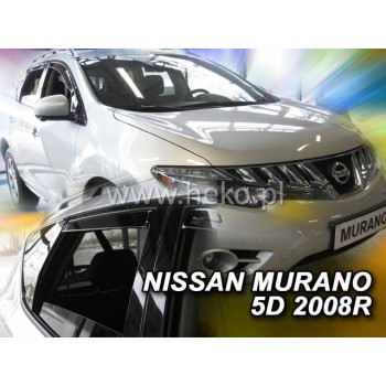Ανεμοθραύστες Nissan Murano (2008-2014) 5 πορτο - 4 τμχ. εμπρός και πίσω, Heko Ανεμοθραύστες Nissan Murano (2008-2014) 5 πορτο - 4 τμχ. εμπρός και πίσω, Heko
