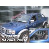 Ανεμοθραύστες Nissan Navara / Pick Up (2001-2005) μονή / διπλή / μιάμιση καμπίνα - 2 τμχ. εμπρός, Heko