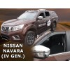 Ανεμοθραύστες Nissan Navara (2014+) 4 πορτο - 2 τμχ. εμπρός, Heko