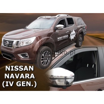 Ανεμοθραύστες Nissan Navara (2014+) 4 πορτο - 2 τμχ. εμπρός, Heko Ανεμοθραύστες Nissan Navara (2014+) 4 πορτο - 2 τμχ. εμπρός, Heko