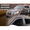 Ανεμοθραύστες Nissan Navara (2014+) 4 πορτο - 4 τμχ. εμπρός και πίσω, Heko