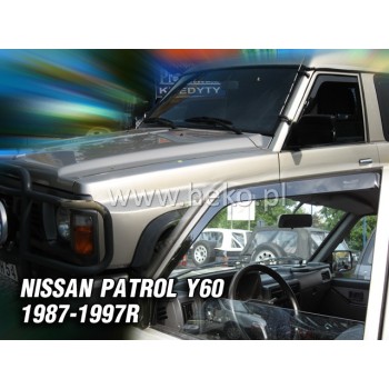 Ανεμοθραύστες Nissan Patrol (1987-1997) με ηλ. καθρέφτες 5 πορτο - 4 τμχ. εμπρός και πίσω, Heko Ανεμοθραύστες Nissan Patrol (1987-1997) με ηλ. καθρέφτες 5 πορτο - 4 τμχ. εμπρός και πίσω, Heko