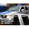 Ανεμοθραύστες Nissan Pathfinder (2004-2014) 5 πορτο - 4 τμχ. εμπρός και πίσω, Heko