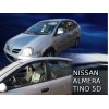 Ανεμοθραύστες Nissan Tino (2000-2006) 5 πορτο - 4 τμχ. εμπρός και πίσω, Heko