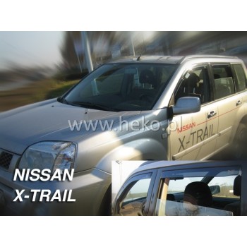 Ανεμοθραύστες Nissan X-Trail (2001-2007) - 2 τμχ εμπρός, Heko