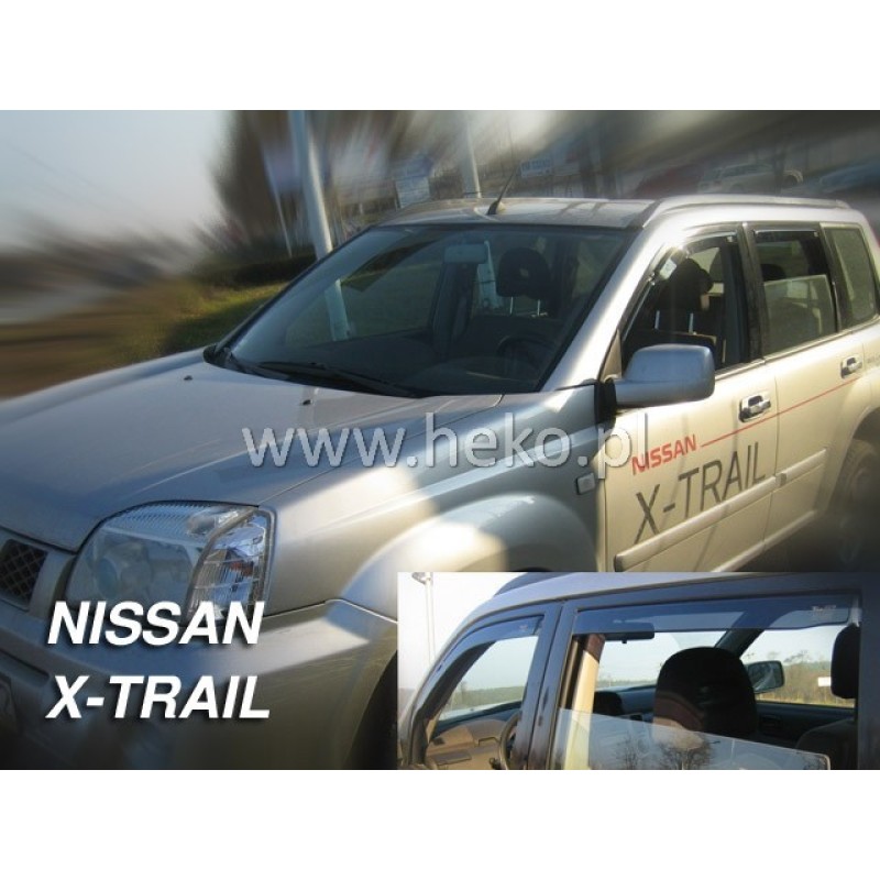 Ανεμοθραύστες Nissan X-Trail (2001-2007) - 2 τμχ εμπρός, Heko