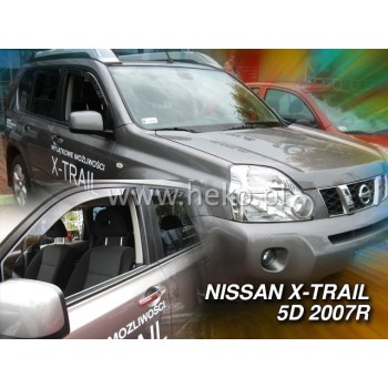 Ανεμοθραύστες Nissan X-Trail (2007-2013) - 4 τμχ εμπρός και πίσω, Heko