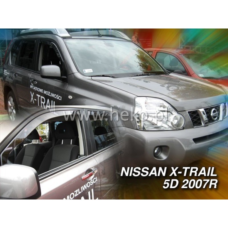 Ανεμοθραύστες Nissan X-Trail (2007-2013) - 4 τμχ εμπρός και πίσω, Heko