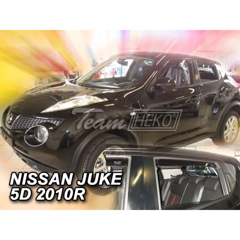 Ανεμοθραύστες Nissan Juke (2010-2019) - 4 τμχ. εμπρός και πίσω, Heko