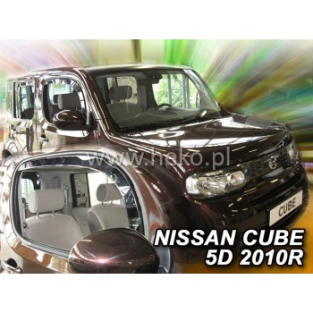 Ανεμοθραύστες Nissan Cube (2008-2019) 5 πορτο - 2 τμχ. εμπρός, Heko