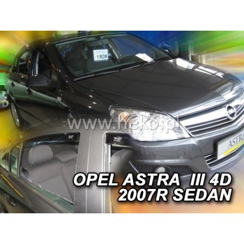 Ανεμοθραύστες Opel Astra H (2007-2014) sedan - 4 τμχ. εμπρός και πίσω, Heko