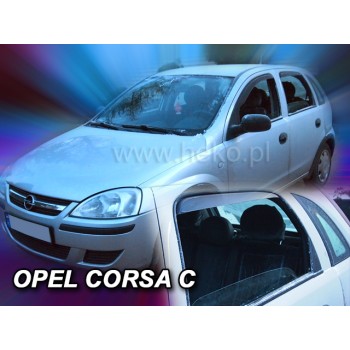 Ανεμοθραύστες Opel Corsa C (2000-2006) 5 πορτο - 4 τμχ. εμπρός και πίσω, Heko
