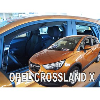 Ανεμοθραύστες Opel Crossland X (2017-2024) 5 πορτο - 4 τμχ. εμπρός και πίσω, Heko