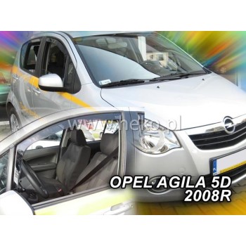 Ανεμοθραύστες Opel Agila (2008-2014) 5 πορτο - 2 τμχ. εμπρός, Heko