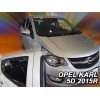 Ανεμοθραύστες Opel Karl (2014-2019) 5 πορτο - 4 τμχ εμπρός και πίσω, Heko