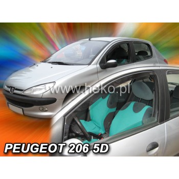 Ανεμοθραύστες Peugeot 206 (1998-2009) 3 πορτο, Heko