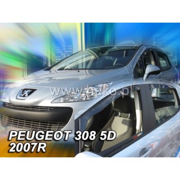 Ανεμοθραύστες Peugeot 308 (2007-2013 ) 5 πορτο - 2 τμχ. εμπρός, Heko Ανεμοθραύστες Peugeot 308 (2007-2013 ) 5 πορτο - 2 τμχ. εμπρός, Heko