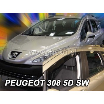 Ανεμοθραύστες Peugeot 308 (2008-2013) combi - 4 τμχ. εμπρός και πίσω, Heko Ανεμοθραύστες Peugeot 308 (2008-2013) combi - 4 τμχ. εμπρός και πίσω, Heko