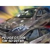Ανεμοθραύστες Peugeot 308 (2014-2021) combi - 4 τμχ. εμπρός και πίσω, Heko