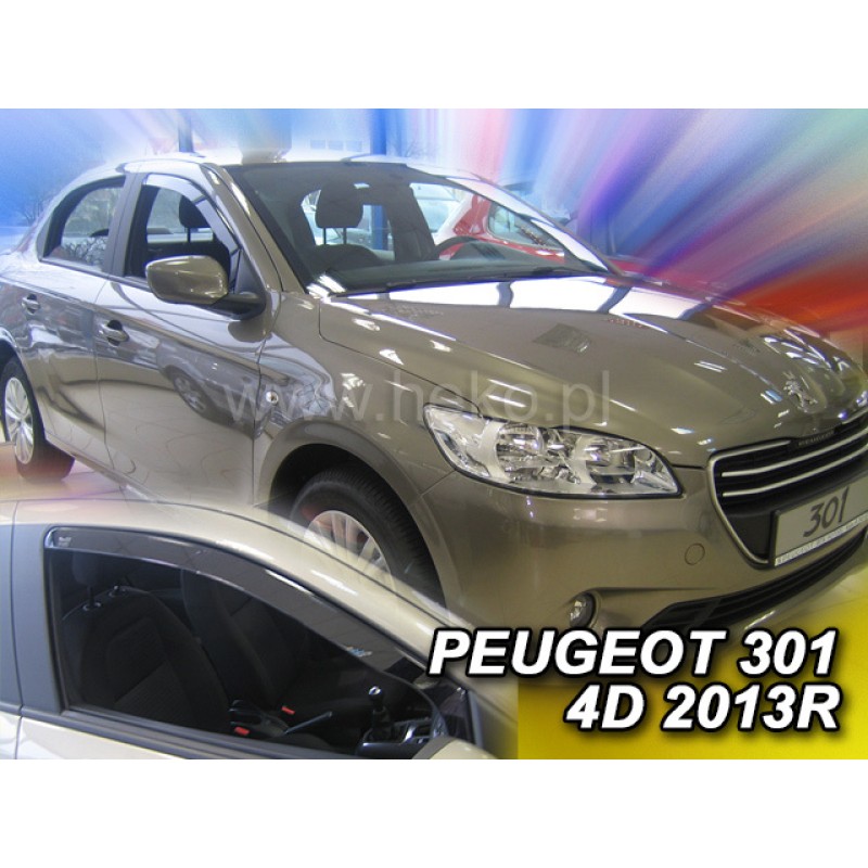 Ανεμοθραύστες Peugeot 301 (2013+ ) - 2 τμχ. εμπρός, Heko