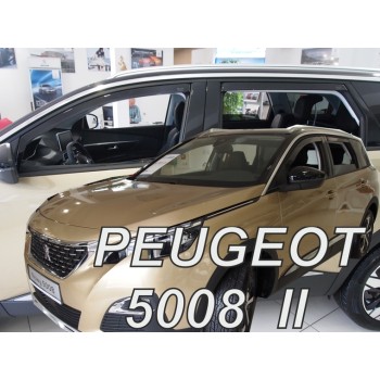 Ανεμοθραύστες Peugeot 5008 (2017-2024) - 4 τμχ. εμπρός και πίσω, Heko