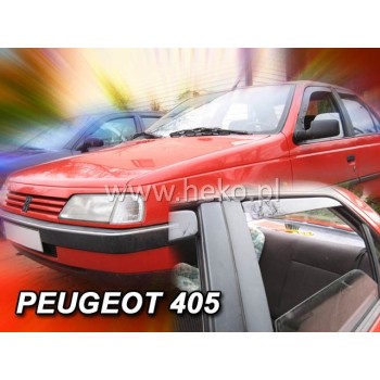 Ανεμοθραύστες Peugeot 405 sedan - 4 τμχ. εμπρός και πίσω, Heko Ανεμοθραύστες Peugeot 405 sedan - 4 τμχ. εμπρός και πίσω, Heko