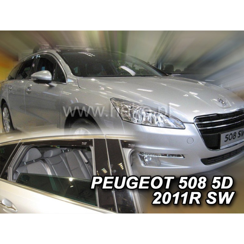 Ανεμοθραύστες Peugeot 508 (2011-2018) combi - 4 τμχ. εμπρός και πίσω, Heko