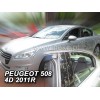 Ανεμοθραύστες Peugeot 508 (2011-2018) sedan - 4 τμχ. εμπρός και πίσω, Heko