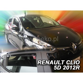 Ανεμοθραύστες Renault Clio (2012-2019) 5 πορτο - 4 τμχ. εμπρός και πίσω, Heko