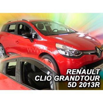 Ανεμοθραύστες Renault Clio Grandtour (2013-2019) 5 πορτο - 4 τμχ. εμπρός και πίσω, Heko